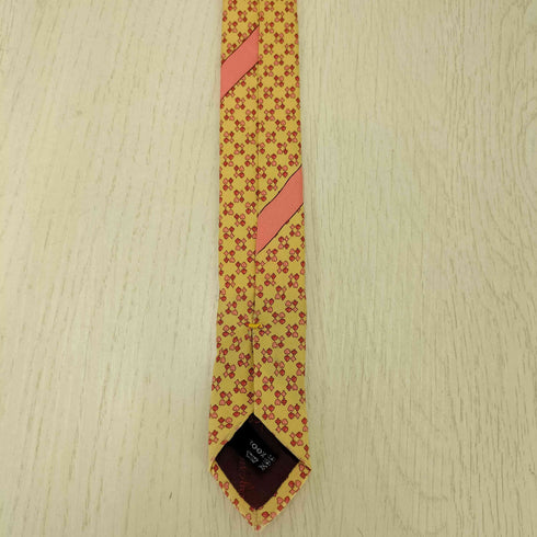 サルヴァトーレフェラガモ Salvatore Ferragamo イタリア製 シルク 総柄シルク ネクタイ メンズ