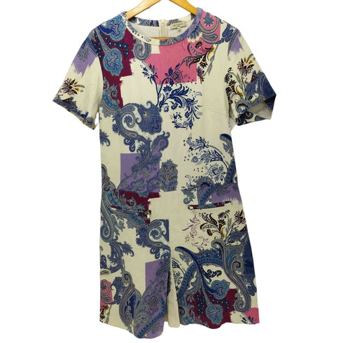 エトロ ETRO ペイズリー柄半袖ワンピース レディース 46