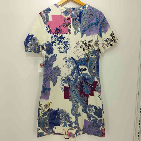 エトロ ETRO ペイズリー柄半袖ワンピース レディース 46