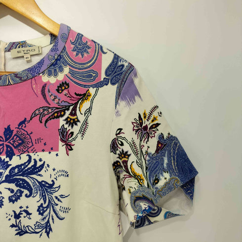 エトロ ETRO ペイズリー柄半袖ワンピース レディース 46