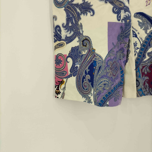 エトロ ETRO ペイズリー柄半袖ワンピース レディース 46