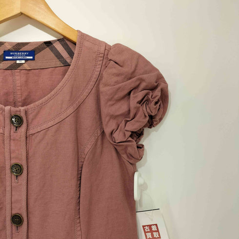 バーバリーブルーレーベル BURBERRY BLUE LABEL 00s Y2k フェアリーグランジ バルーンスリーブワンピース レディース 38
