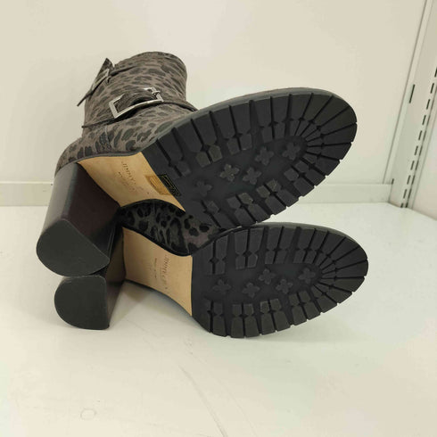 ジミーチュウ JIMMY CHOO レオパードブーツ 144dart レディース 39