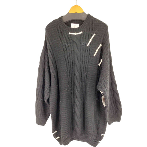 ケーエムケージャパンブランド KMK JAPAN BRAND ショルダージップアクリルニット レディース M-L
