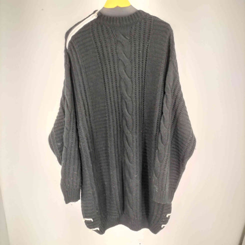 ケーエムケージャパンブランド KMK JAPAN BRAND ショルダージップアクリルニット レディース M-L