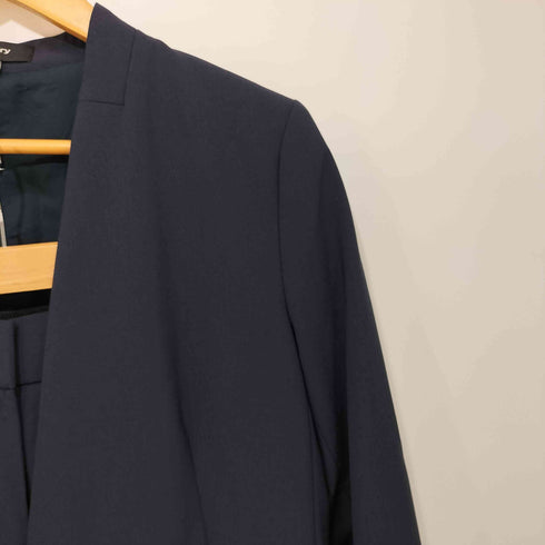 セオリー theory 2018 Tailor Lanaiノーカラージャケット レディース 2