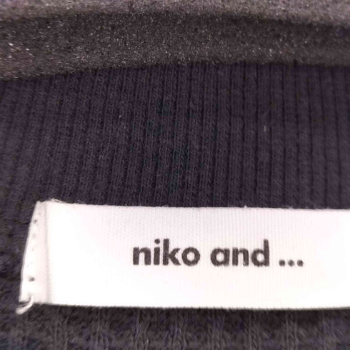 ニコアンド niko and... ワッフルラッフルヘムロングワンピース レディース JPN:4