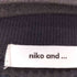 ニコアンド niko and... ワッフルラッフルヘムロングワンピース レディース JPN:4