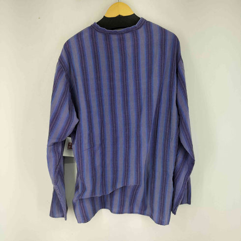 L/S ストライプグランパシャツ メンズ