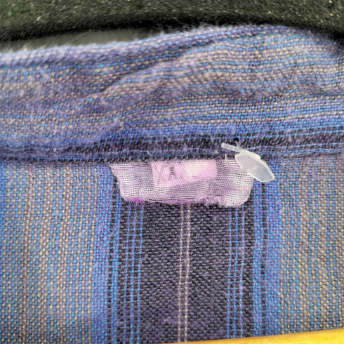L/S ストライプグランパシャツ メンズ
