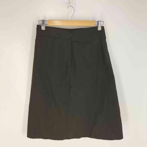 ジルサンダー JIL SANDER シルク混 3タック スカート レディース 36