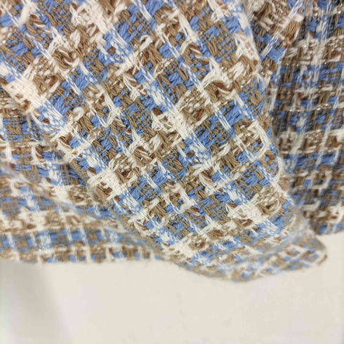 ザラ ZARA ツイード ショート丈 クロップド テーラードジャケット レディース import:XS
