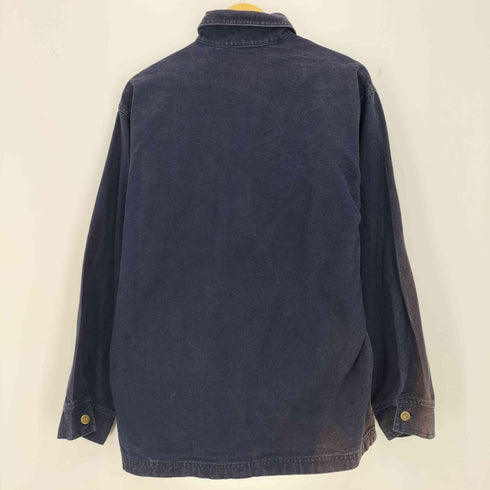 カブー KAVU 90s USA製 ハーフボタンデニム地プルオーバー メンズ import:M
