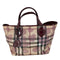バーバリー BURBERRY ノバチェック&ハート柄 トートバッグ レディース