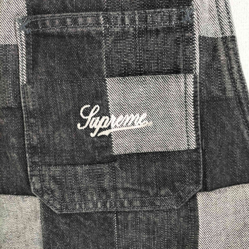 シュプリーム Supreme 21SS Patched Denim Vest パッチワークデニムベスト メンズ JPN:XL