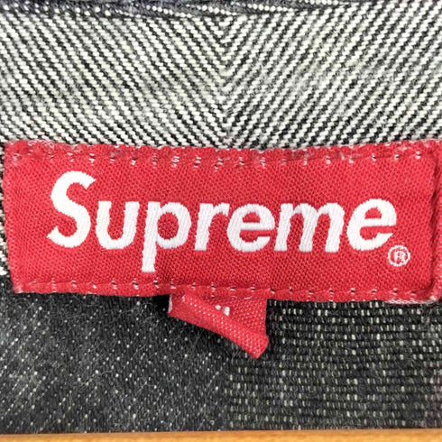 シュプリーム Supreme 21SS Patched Denim Vest パッチワークデニムベスト メンズ JPN:XL