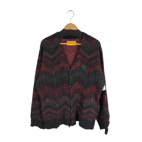ユニオンロサンゼルス Union Los Angeles 22AW MICHEAUX CARDIGAN ワッペン装飾 総柄カーディガン メンズ JPN:5