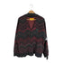 ユニオンロサンゼルス Union Los Angeles 22AW MICHEAUX CARDIGAN ワッペン装飾 総柄カーディガン メンズ JPN:5