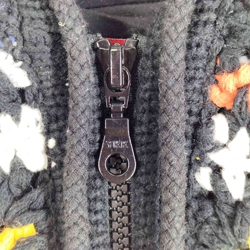 シュプリーム Supreme 20AW Crochet Hooded Zip Up Sweater HAND KNIT ハンドニット ジップアップセーター フーディー メンズ JPN:XL