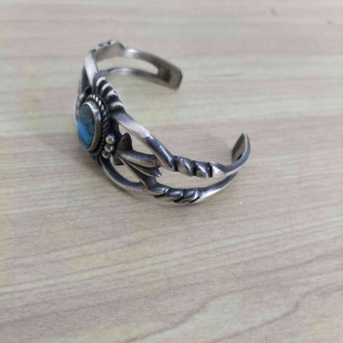 ナバホ NAVAJO ハリソン ビソイ サンドキャスト バングル メンズ