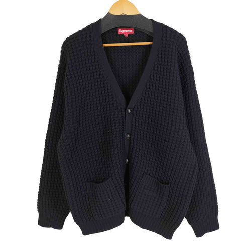 シュプリーム Supreme 21FW Waffle Knit Cardigan ワッフルニットカーディガン メンズ JPN:XL