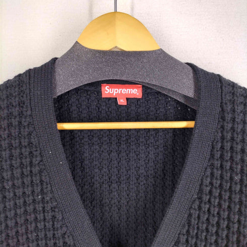 シュプリーム Supreme 21FW Waffle Knit Cardigan ワッフルニットカーディガン メンズ JPN:XL