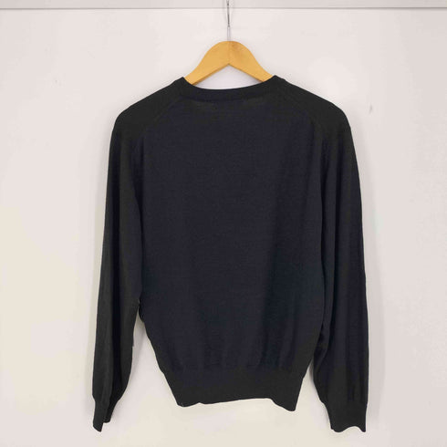 イッセイミヤケメン ISSEY MIYAKE MEN シルク混 ウールニットセーター 薄手 メンズ JPN:S
