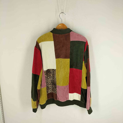 シュプリーム Supreme 20AW Patchwork Velour L/S Polo ベロアパッチワークポロシャツ メンズ JPN:XL