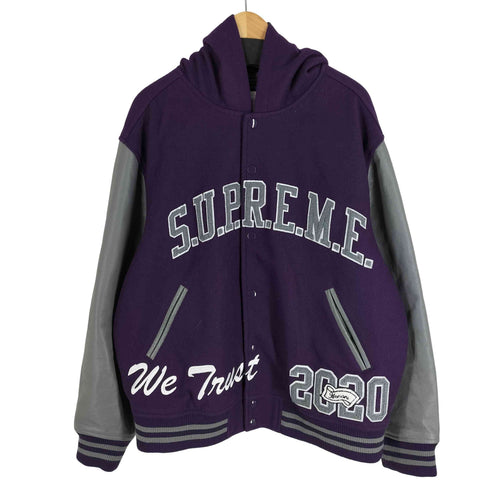 シュプリーム Supreme 20AW King Hooded Varsity Jacket フーデッドスタジャン メンズ JPN:XL