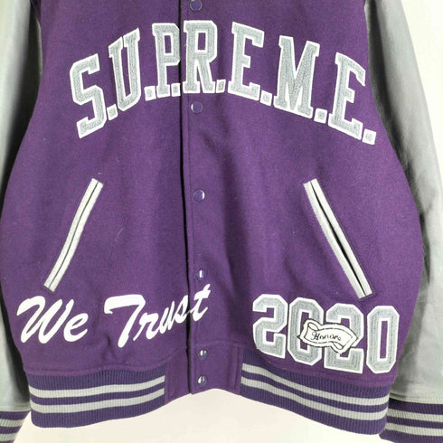シュプリーム Supreme 20AW King Hooded Varsity Jacket フーデッドスタジャン メンズ JPN:XL