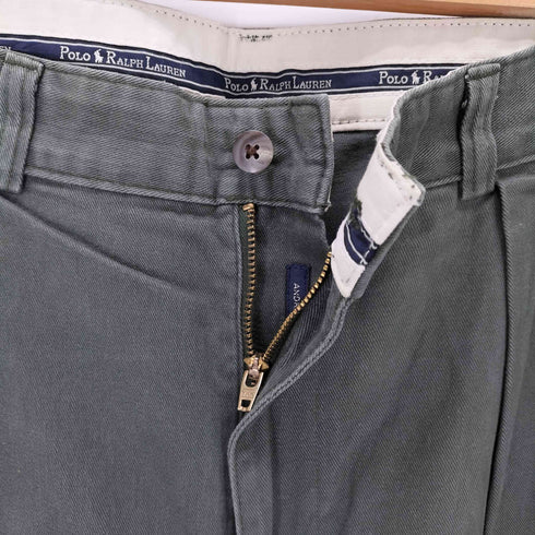 ポロバイラルフローレン Polo by RALPH LAUREN ANDREW PANT 2タックチノパンツ POLO CHINIO Mexico製 メンズ 32