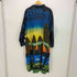 ツモリチサト TSUMORI CHISATO コラボ AW 総柄 シャツ ワンピース レディース FREE