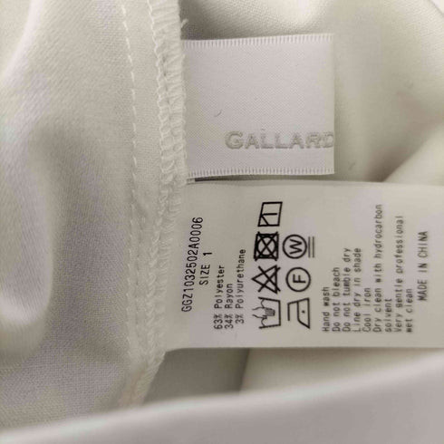ガリャルダガランテ GALLARDAGALANTE ワイドベンツパンツ レディース JPN:1