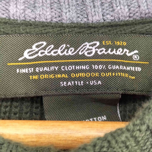 エディーバウアー Eddie Bauer ハーフボタンコットンニット メンズ JPN:L