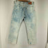 リーバイス Levis 501 ストレートデニムパンツ ブリーチリメイク メンズ W38
