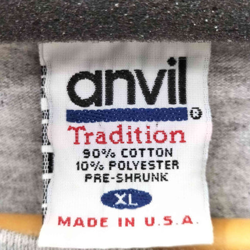 アンビル Anvil 90-00S MADE IN USA フロントプリント S/S Tシャツ メンズ import:XL