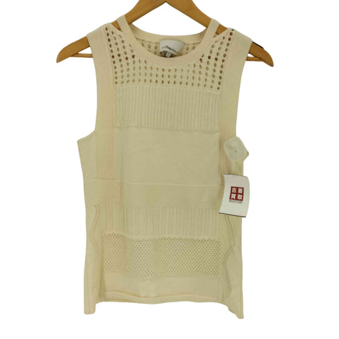 スリーワンフィリップリム 3.1 phillip lim コットンナイロン ニットベスト レディース JPN:XS