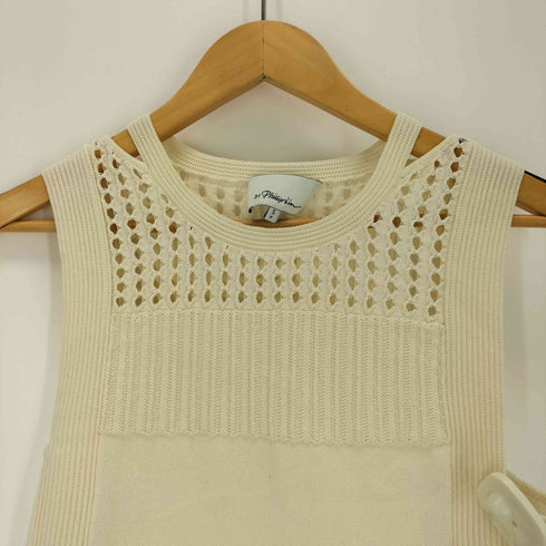 スリーワンフィリップリム 3.1 phillip lim コットンナイロン ニットベスト レディース JPN:XS