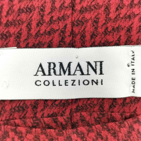 アルマーニコレツィオーニ ARMANI COLLEZIONI イタリア製 総柄 シルクネクタイ メンズ