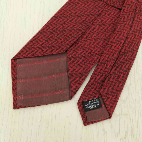 アルマーニコレツィオーニ ARMANI COLLEZIONI イタリア製 総柄 シルクネクタイ メンズ