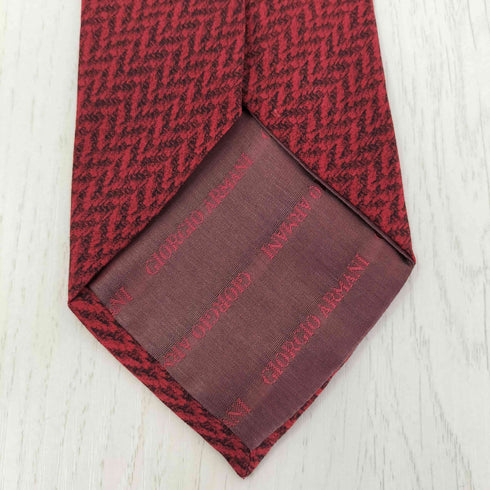 アルマーニコレツィオーニ ARMANI COLLEZIONI イタリア製 総柄 シルクネクタイ メンズ