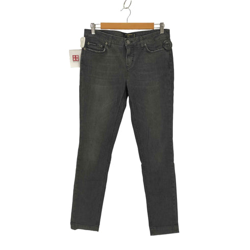 ドルチェアンドガッバーナ DOLCE&GABBANA ダメージ加工 スキニーデニムパンツ メンズ 44