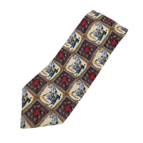 クリスチャンディオール Christian Dior MONSIEUR フランス製 総柄 シルクネクタイ メンズ