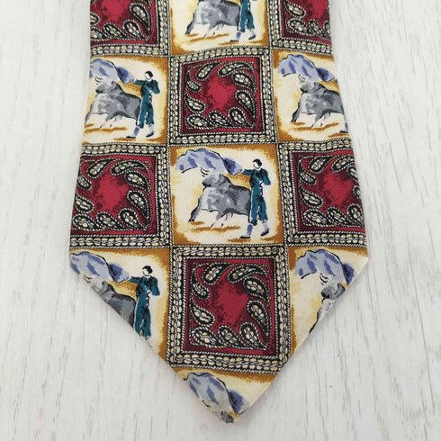 クリスチャンディオール Christian Dior MONSIEUR フランス製 総柄 シルクネクタイ メンズ