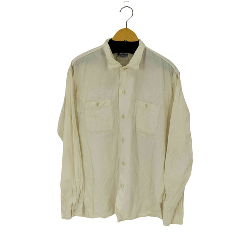 バズリクソンズ BUZZ RICKSONS WHITE CAMBRAY ダブルポケットL/Sシャツ メンズ JPN:XL