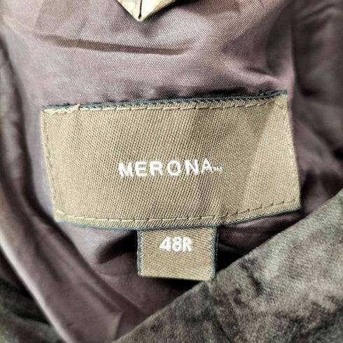 メローナ MERONA ベロア地テーラードジャケット メンズ 48R