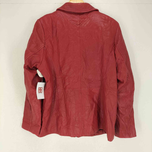 リズ クレイボーン LIZ Claiborne レザージップアップブルゾン メンズ L