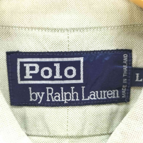 ポロバイラルフローレン Polo by RALPH LAUREN ポニー刺繍 ボタンダウンドレスシャツ メンズ import:XL