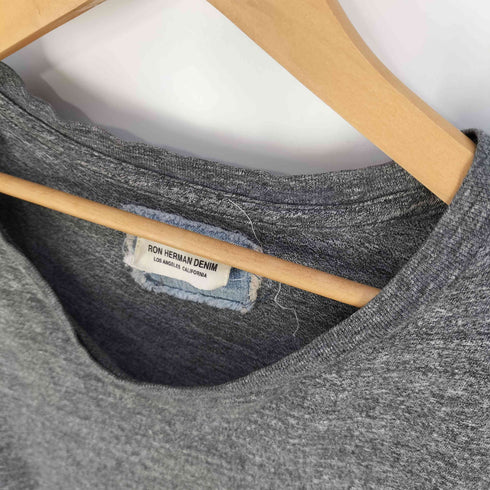 ロンハーマン RON HERMAN DENIM ポケット付き UネックTシャツ メンズ import:L