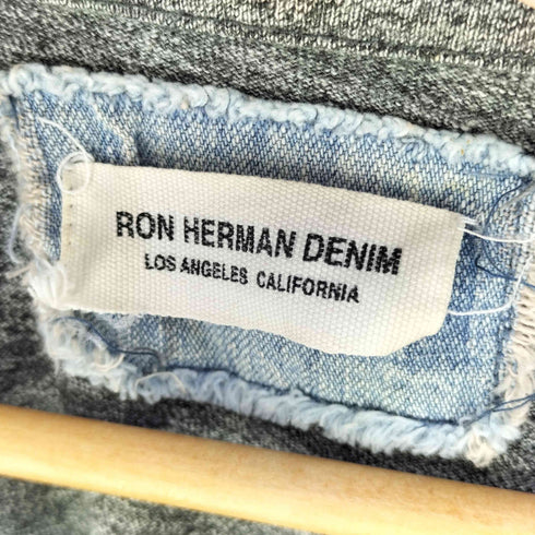 ロンハーマン RON HERMAN DENIM ポケット付き UネックTシャツ メンズ import:L